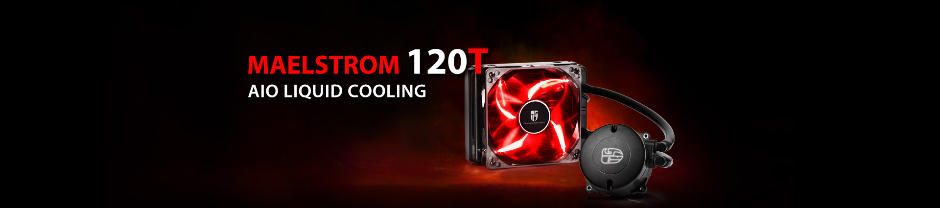 DEEPCOOL MAELSTROM 120T CPU Liquid Cooler AIO Water Cooling With